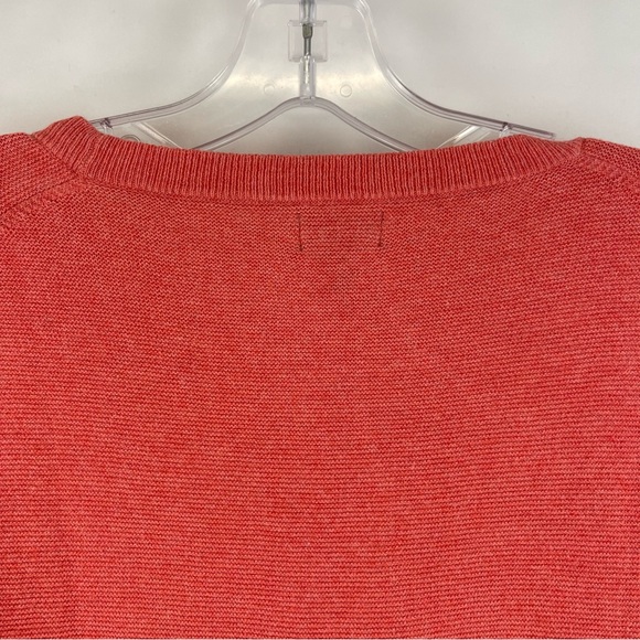 J.Crew 100% Cotton Crewneck Sweater Red Heather Long Sleeve Men’s Size Large NWT - Picture 13 of 13